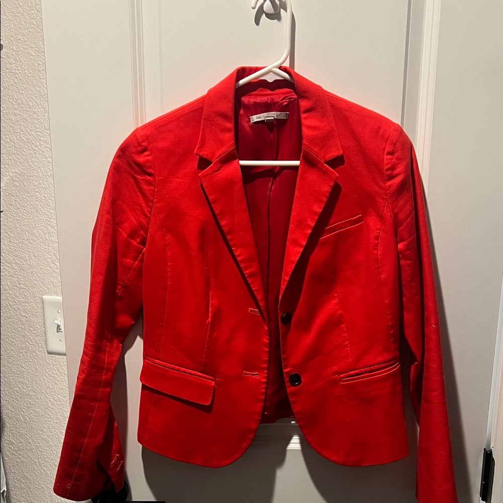 Women's Gap Red Blazer